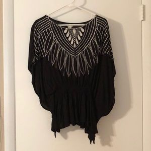 Forever 21 Flowy Boho Blouse Size S
